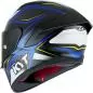 Preview: KYT Full-Face Helmet NZ-Race Carbon Stride - carbon-blue-yellow