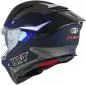 Preview: KYT Integralhelm R2R Led - schwarz-blau-grau