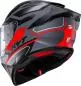 Preview: KYT Integralhelm R2R Parsec - matt grau-rot