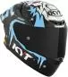 Preview: KYT Integralhelm TT-Revo Masia Replica Winter Test - schwarz-blau-weiss
