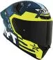 Preview: KYT Full Face Helmet TT-Revo Fuselage - yellow-blue-black