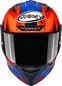Preview: Suomy Integralhelm Track-1 Firestorm - orange-blau-schwarz