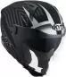 Preview: KYT D-City Lucent Jet Helmet - black-silver matt