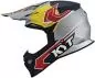 Preview: KYT Offroadhelm Skyhawk Taddy Replica - blau-grau-gelb