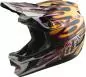 Preview: Troy Lee Designs D4 Carbon Helmet W/Mips - Overspray gold-black