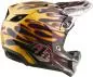 Preview: Troy Lee Designs D4 Carbon Helmet W/Mips - Overspray gold-black