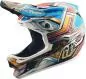 Preview: Troy Lee Designs D4 Carbon Helmet W/MIPS - Lowrider blau