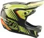 Preview: Troy Lee Designs D4 Polyacrylite Helmet W/MIPS - Qualifer schwarz-gelb