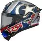Preview: SHOEI Full-face helmet X-Spirit Pro Toprak - blue-red-white