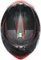 Preview: AGV Full-Face Helmet K6 S Multi Slashcut - black-grey-red
