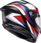 Preview: AGV Full Face Helmet K6 S Timewarp - matt black red blue