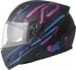 Preview: gms Hexago Graphic full-face helmet - blue-violet