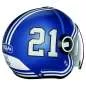 Preview: Nolan N21 Visor Quarterback #85 Open Face Helmet - blue matt