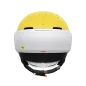 Preview: POC Levator MIPS Visor Ski Helmet - Hydrogen White/Aventurine Yellow Matt