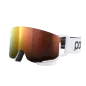 Preview: POC Nexal Mid Clarity Skibrille - Hydrogen White / Spektris Orange S2
