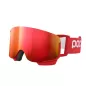 Preview: POC Nexal Mid Ski Goggles - Prismane Red/Partly Sunny Red