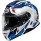 Preview: SHOEI Neotec II Respect TC-10 Flip-Up Helmet - white-blue-red