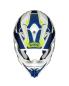 SHOEI VFX-WR Allegiant TC-3 Motocross Helm- weiss-blau-gelb