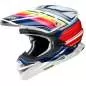 Preview: SHOEI VFX-WR Pinnacle TC-1 Motocross Helmet - white-red-blue