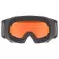 Preview: Uvex athletic CV Skibrille - black, sl/ mirror gold - colorvision orange