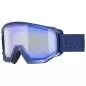 Preview: Uvex athletic FM Ski Goggles - navy mat, dl/mirror blue-green