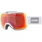 Preview: Uvex downhill 2100 CV Planet Ski Goggles - white, sl/ mirror scarlet - colorvision green