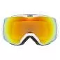 Preview: Uvex downhill 2100 CV race Skibrille - white mat mirror orange
