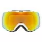 Preview: Uvex downhill 2100 CV race Ski Goggles - white mat mirror orange