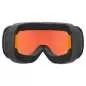 Preview: Uvex Downhill 2100 CV Ski Goggles - black, sl/ mirror scarlet - colorvision orange