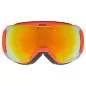 Preview: Uvex downhill 2100 CV Skibrille - fierce red mat, sl/ mirror orange - colorvision green