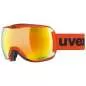 Preview: Uvex downhill 2100 CV Ski Goggles - fierce red mat, sl/ mirror orange - colorvision green