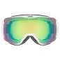 Preview: Uvex Downhill 2100 CV Skibrille - white matt, sl/ mirror green - colorvision green