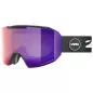 Preview: Uvex Evidnt Attract Ski Goggles - black matt / purple-green