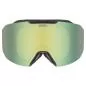 Preview: Uvex Evidnt Attract S Ski Goggles - black matt / green-yellow