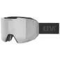 Preview: Uvex Evidnt Attract S Skibrille - black matt / silber