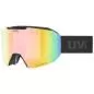 Preview: Uvex Evidnt Attract S Ski Goggles - black matt / orange