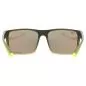 Preview: Uvex LGL 50 Colorvision Sonnenbrille - Olive Mat Mirror Green