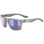 Preview: Uvex LGL 50 Colorvision Sonnenbrille - Smoke Mat Mirror Plasma