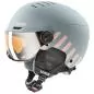 Preview: Uvex Ski Helmet Rocket Junior Visor - rhino - blush matt