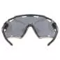 Preview: Uvex Sportstyle 228 Sportbrille - Black Sand Mat Mirror Silver