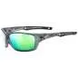Preview: Uvex Sportstyle 232 Pola Sun Glasses - Smoke Mat Mirror Green