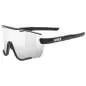 Preview: Uvex Sportstyle 236 Sportbrille Set - Black Mat Mirror Silver, Clear