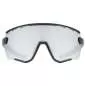 Preview: Uvex Sportstyle 236 Sport Glasses Set - Black Mat Mirror Silver, Clear