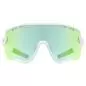 Preview: Uvex Sportstyle 236 Sportbrille Set - White Mat Mirror Green, Clear