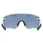Preview: Uvex Sportstyle 236 Sportbrille Set - White Mat Mirror Green, Clear