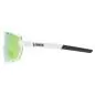 Preview: Uvex Sportstyle 236 Sportbrille Set - White Mat Mirror Green, Clear