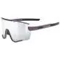 Preview: Uvex Sportstyle 236 Sportbrille Small Set - Plum Black Mat Mirror Silver, Clear