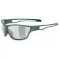 Preview: Uvex Sportstyle 806 Variomatic Sun Glasses - Moss Mat Mirror Smoke