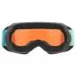 Preview: Uvex xcitd CV Ski Goggles - black matt, sl/ mirror green - colorvision green