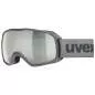 Preview: Uvex xcitd CV Skibrille - rhino matt, sl/ mirror silver - colorvision green